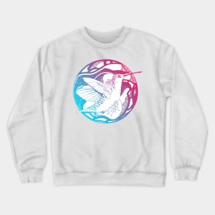 Dual Color Circle of The Hummingbird Crewneck Sweatshirt